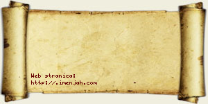 Jovana Srdanović vizit kartica